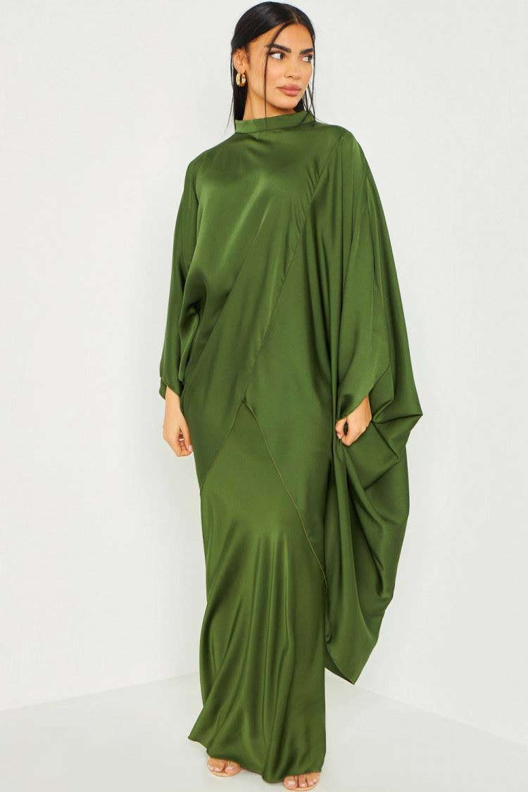 De La Creme Fashions – Conjunto de top e saia - Mulher por atacado – Conjunto feminino Abaya com saia - SURAYYA15