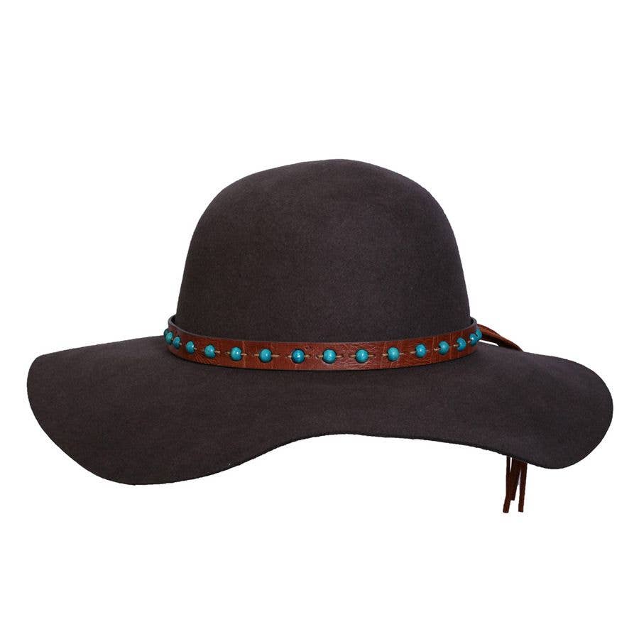 Conner Hats - Vendita all'ingrosso Fedora - Donna - Cappello Boho in Lana Australiana del 19701
