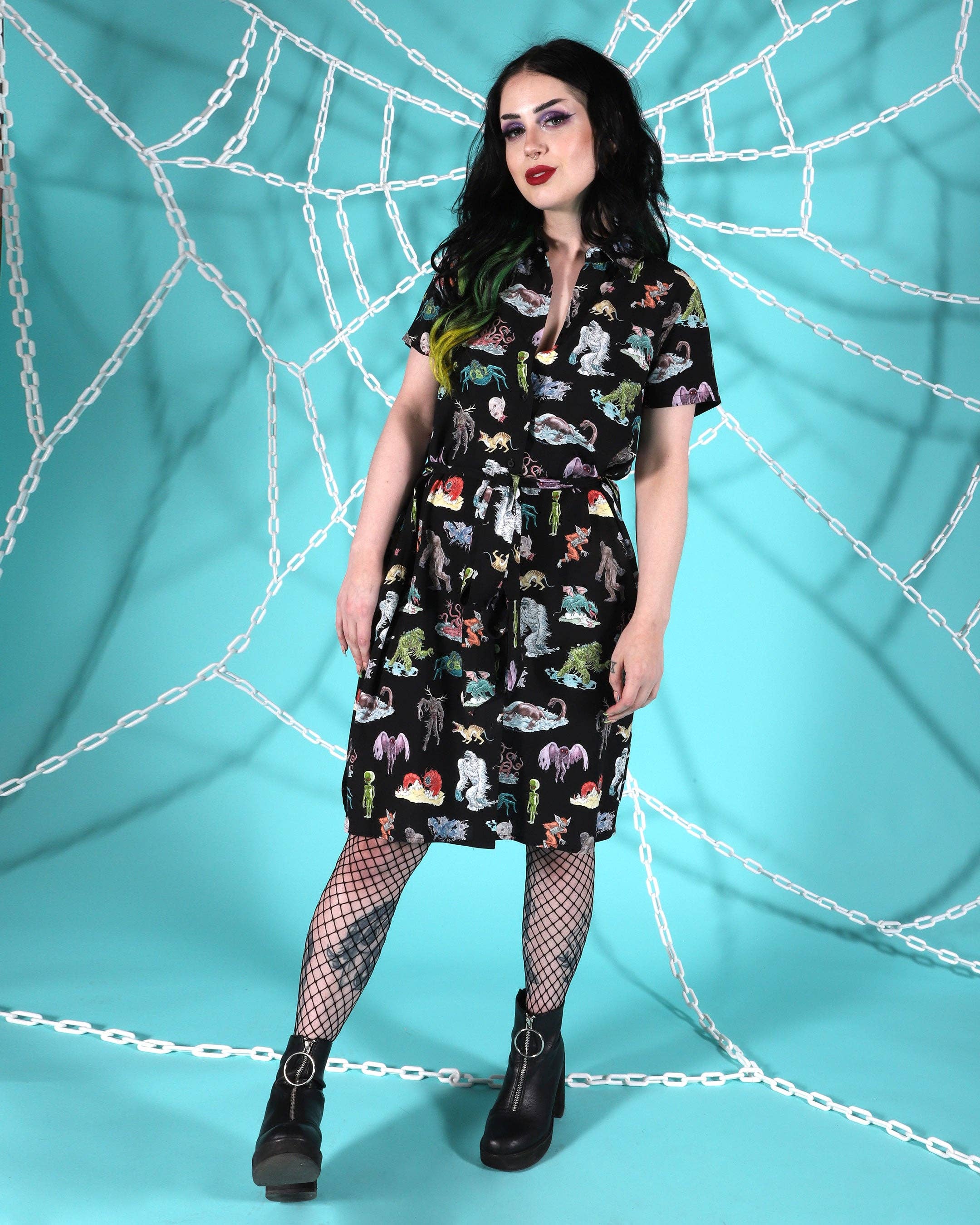 Pretty Snake – Engroshandel Kjole - Dame – Cryptids sommerkjole2