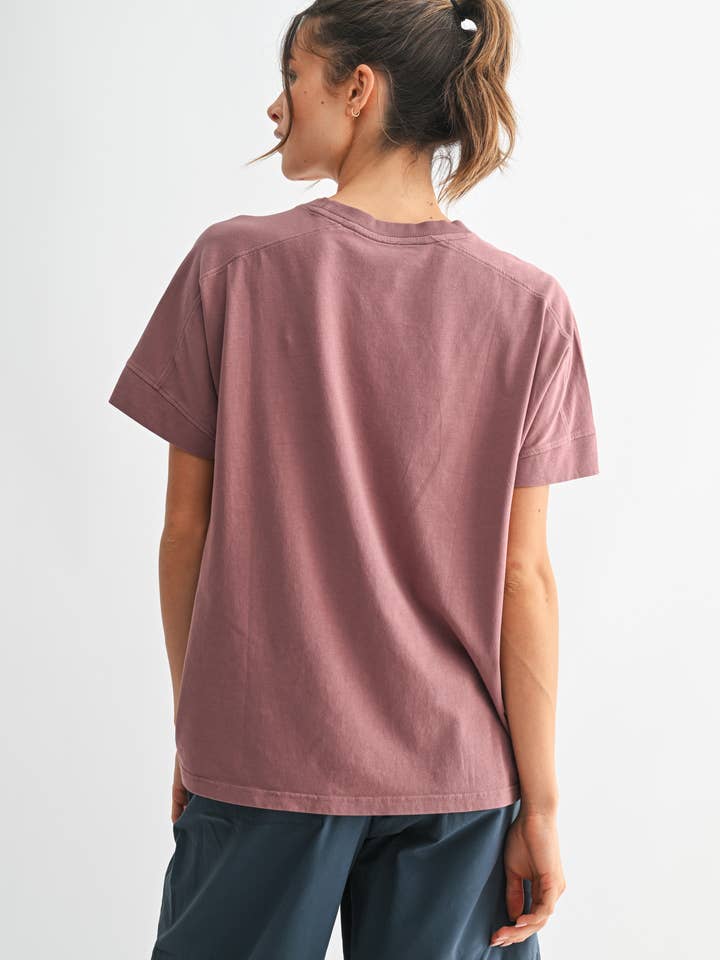 Mono B - Wholesale T-Shirt - Women's - Pima Cotton SunFade Drape Tee3