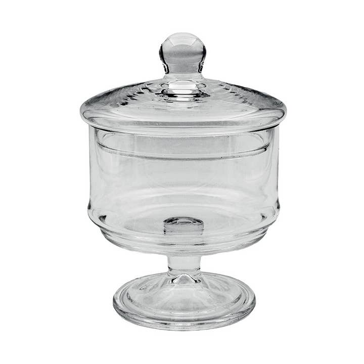 Pote de vidro para doces 12x12x16 cm por atacado de AULICA