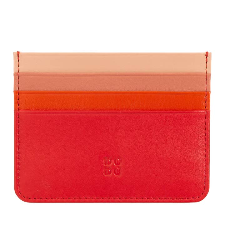 Dudu Small Credit Card Holder Multicolour Red Flame for wholesale by dudu