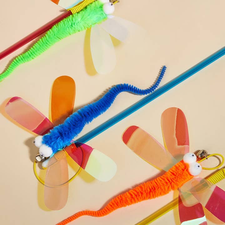 Cheerhunting - Wholesale Pet toy – Cat - Moo - Dragonfly Cat Teaser Wand2