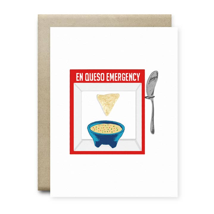 En Queso Emergency Card per la vendita all'ingrosso da parte di Anvil Cards