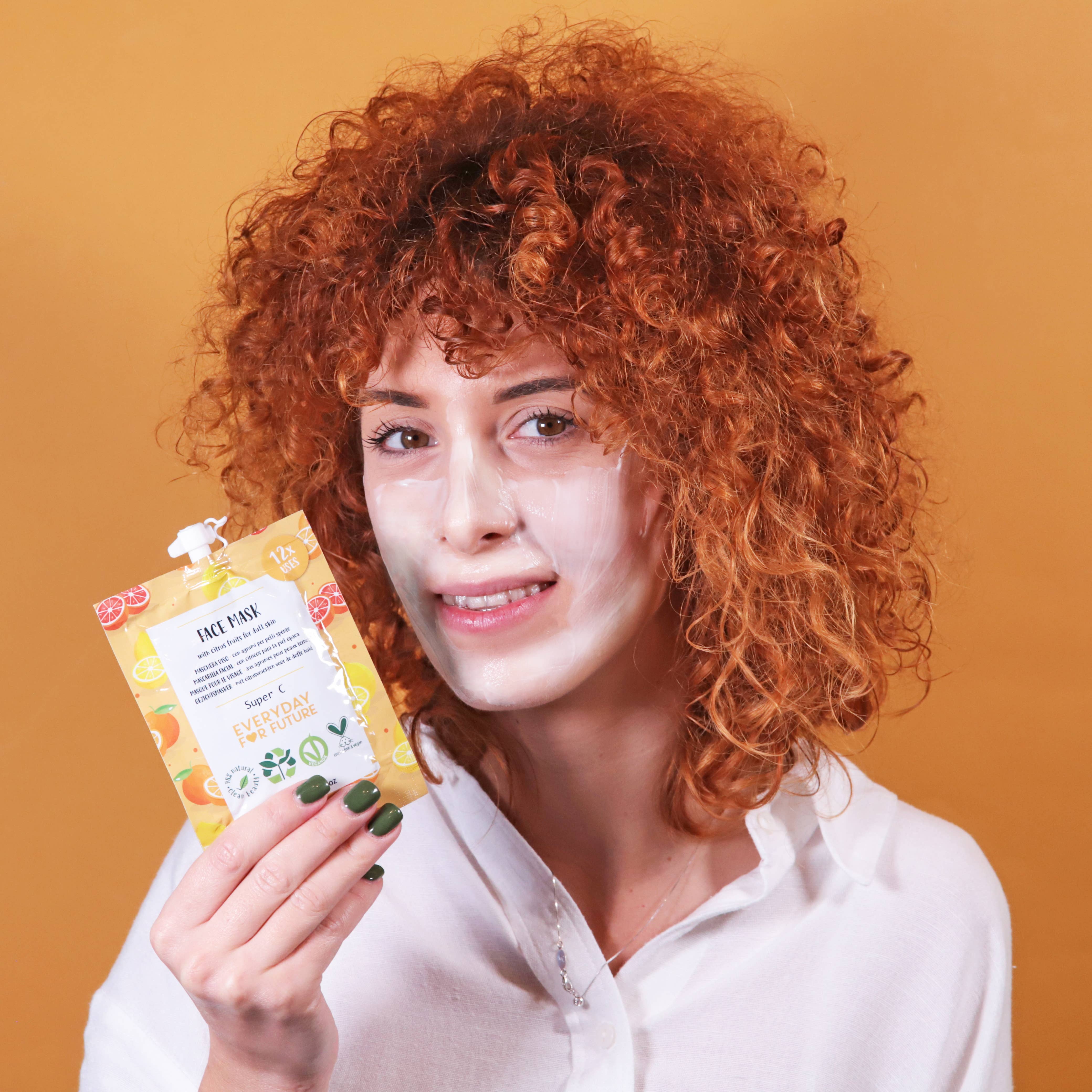 Everyday For Future - Vendita all'ingrosso Maschera viso - Maschera Viso Illuminante con Estratto di Arancia e Lime2