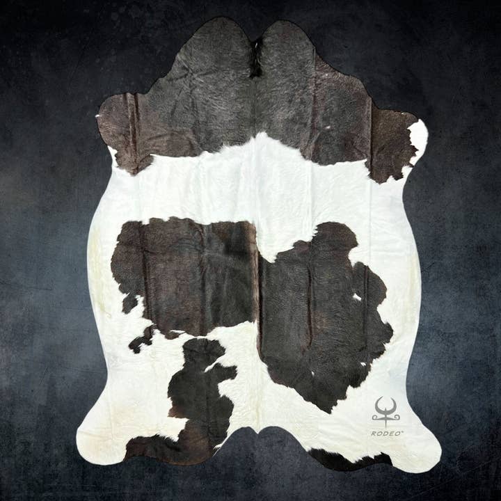 Extra Large Cowhide Rug Size 6.4 x 7.4 ft---4906 for wholesale by Rodeo