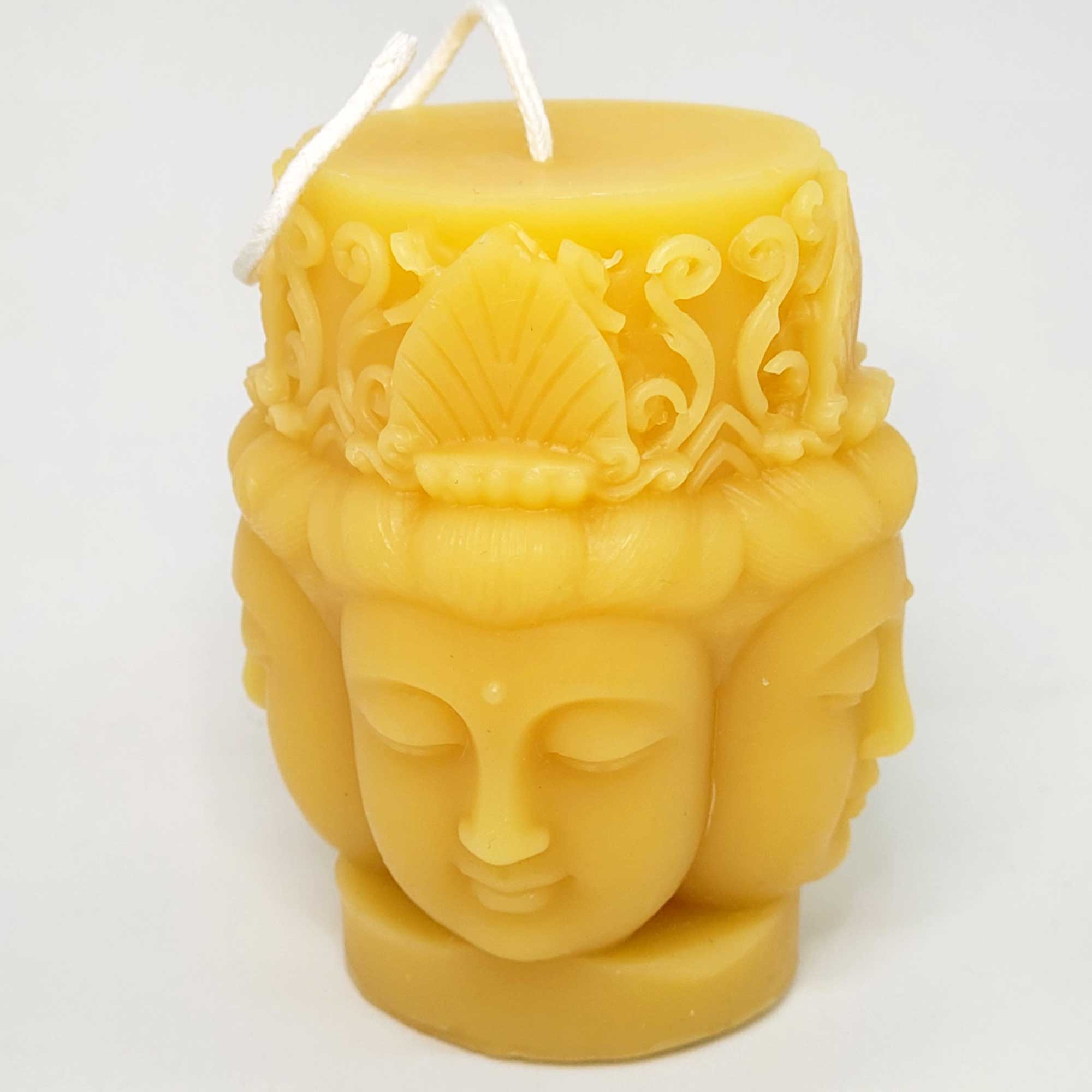 Eastvan bees - Wholesale Novelty Candle - Beeswax Candle- 4 Buddha Pillar1
