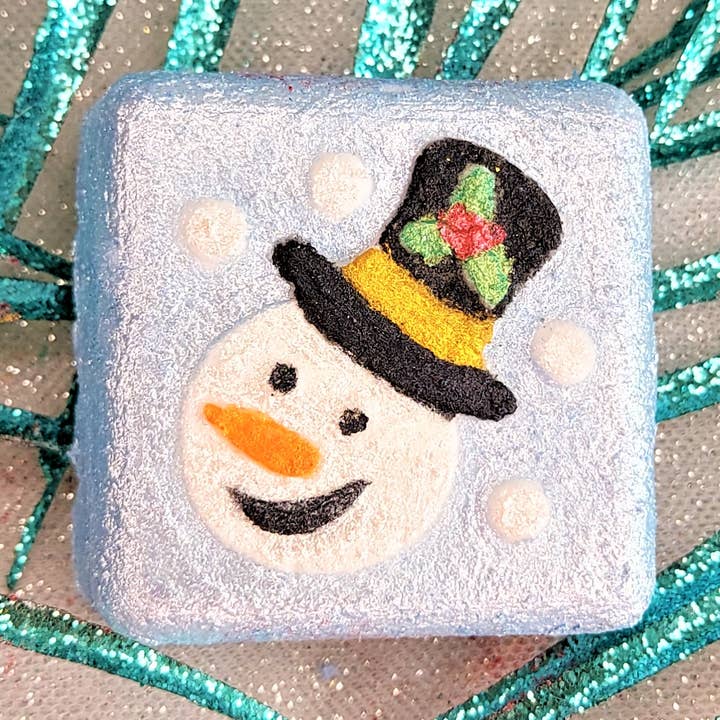 Molde de bomba de baño con diseño de muñeco de nieve de Navidad, para venta al por mayor de Ocean Moulds