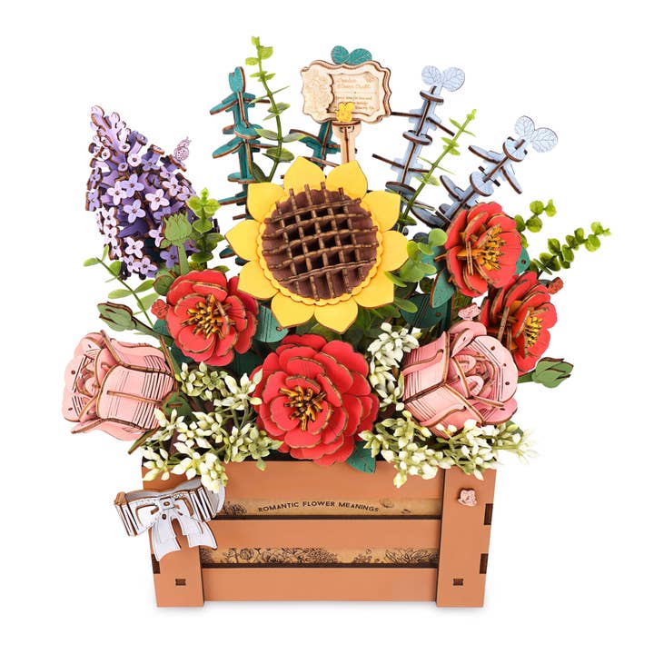 Rowood Wooden Bloom Box 3D Wooden Puzzle for wholesale by Magnote