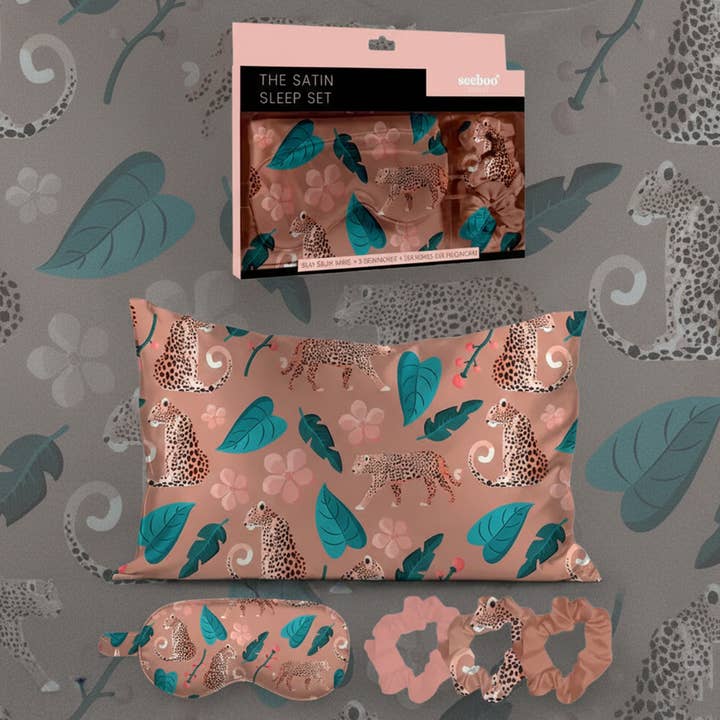 Entspannendes Satin-Schlafset – Unterstützt die psychische Gesundheit für den Großhandel von seeboo
