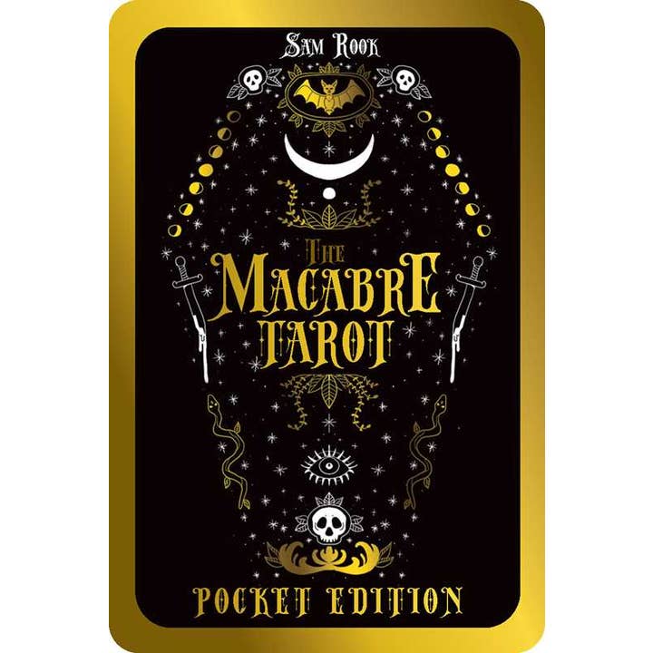 Simon & Schuster - Wholesale Tarot Cards - Macabre Tarot Pocket Tin Edition by Sam Rook3