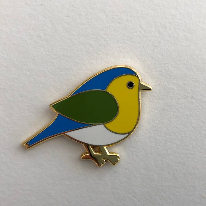 Chameleon & Co UK Ltd - Wholesale Lapel Pin/Button - Garden Bird Enamel Pin