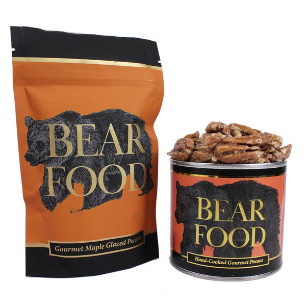 Maple Glazed Gourmet Pecans for wholesale by Bear Food