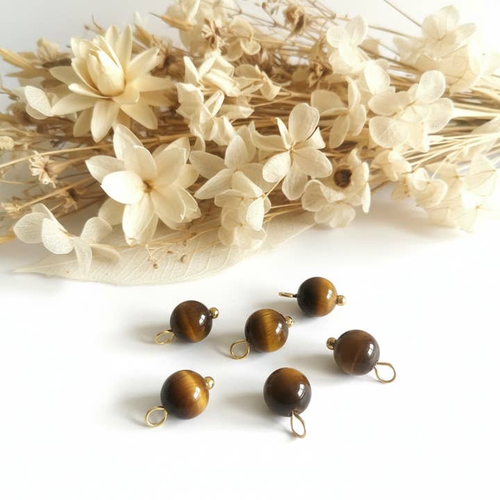 Tijgeroog Steen Hanger voor wholesale door Produtos Namasté