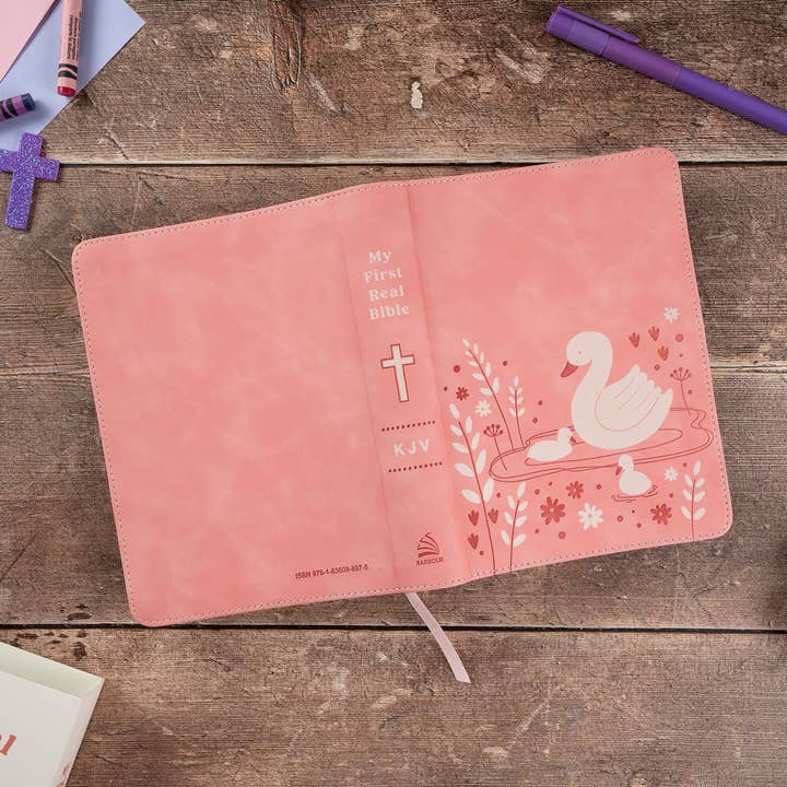 Barbour Publishing, Inc. - Wholesale Book - Kids - My First Real Bible (girls' cover) : King James Version