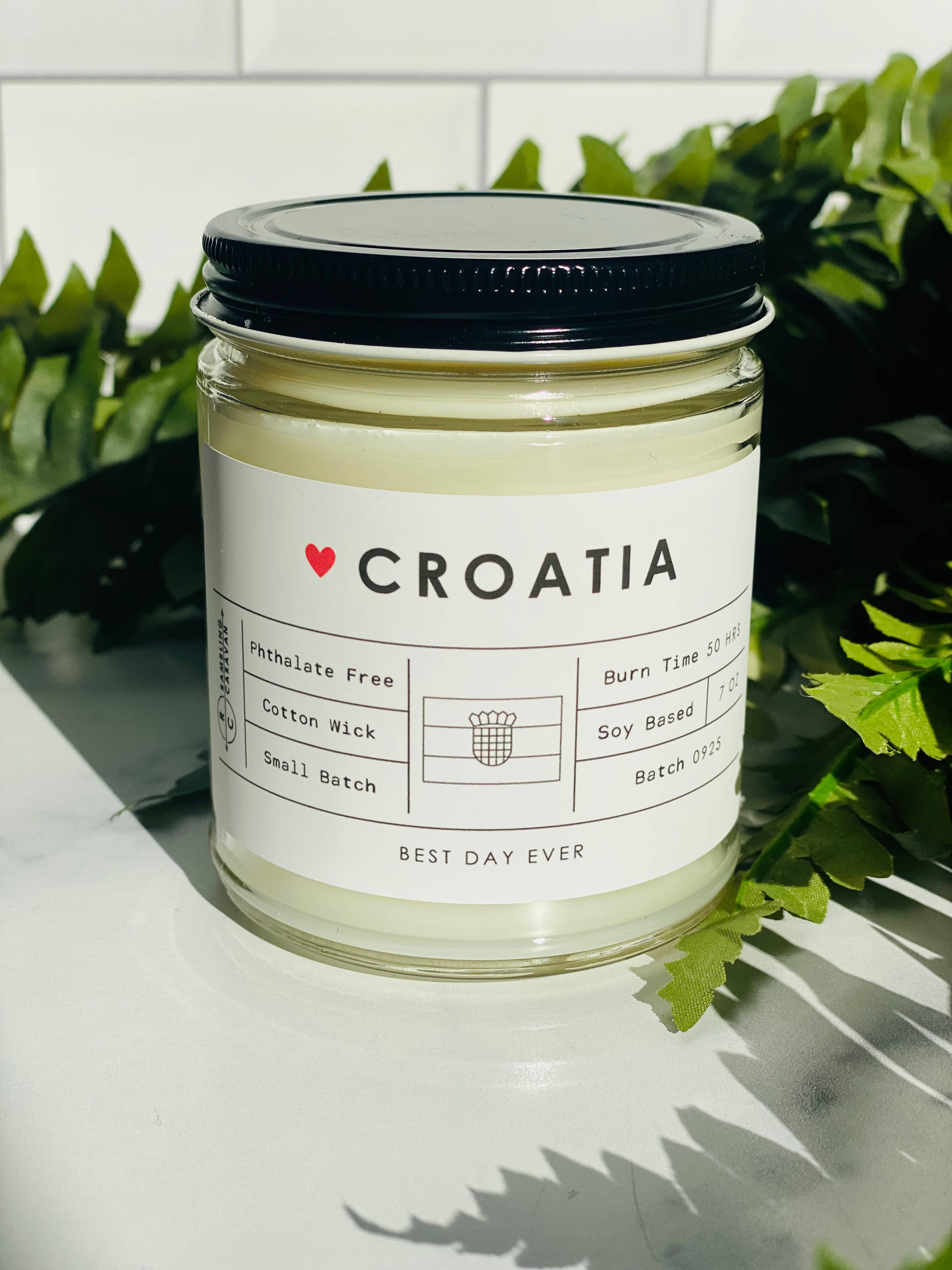 White Croatia Candle for wholesale on Faire0