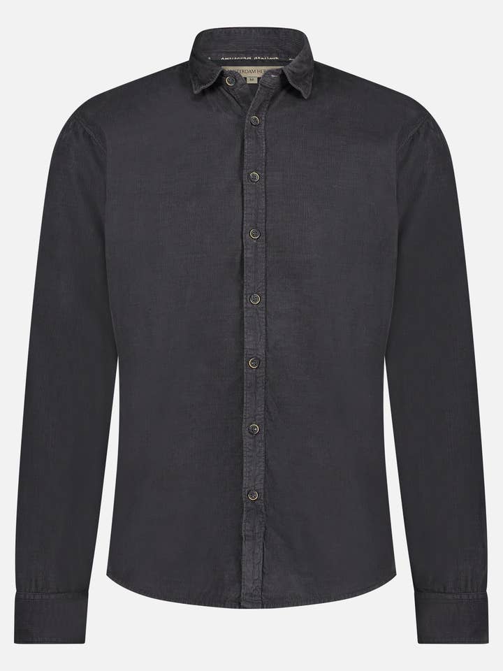 Espanola | Men’s Corduroy Lightweight Button-Down Shirt for wholesale by Amsterdam Heritage Men's