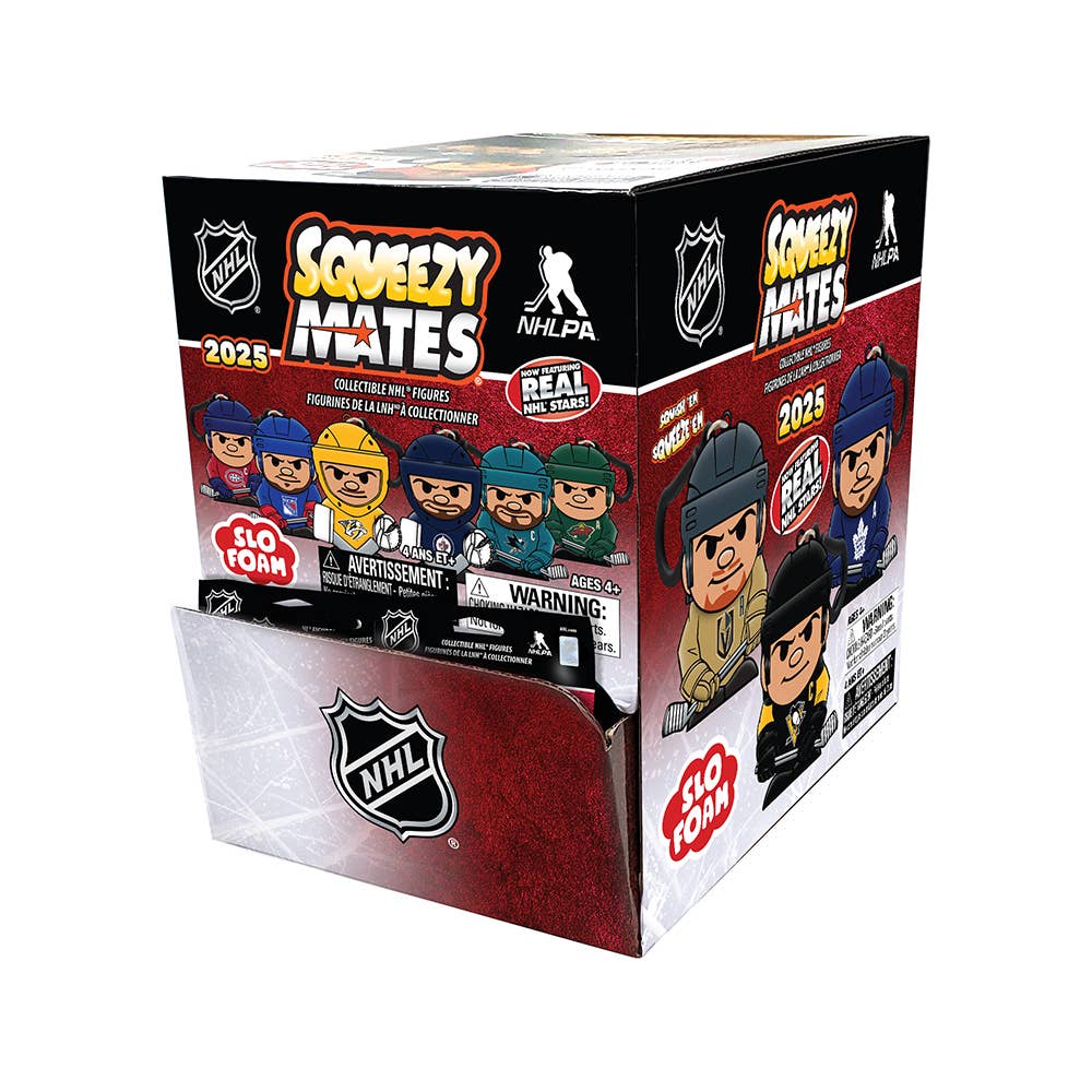 Party Animal, Inc. - Wholesale Squishy Toy - Kids & Baby - 2025 SqueezyMates NHL Gravity Feed Display 6
