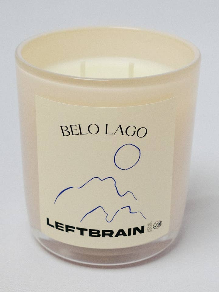 Belo Lago 8oz Candle for wholesale by LeftBrain