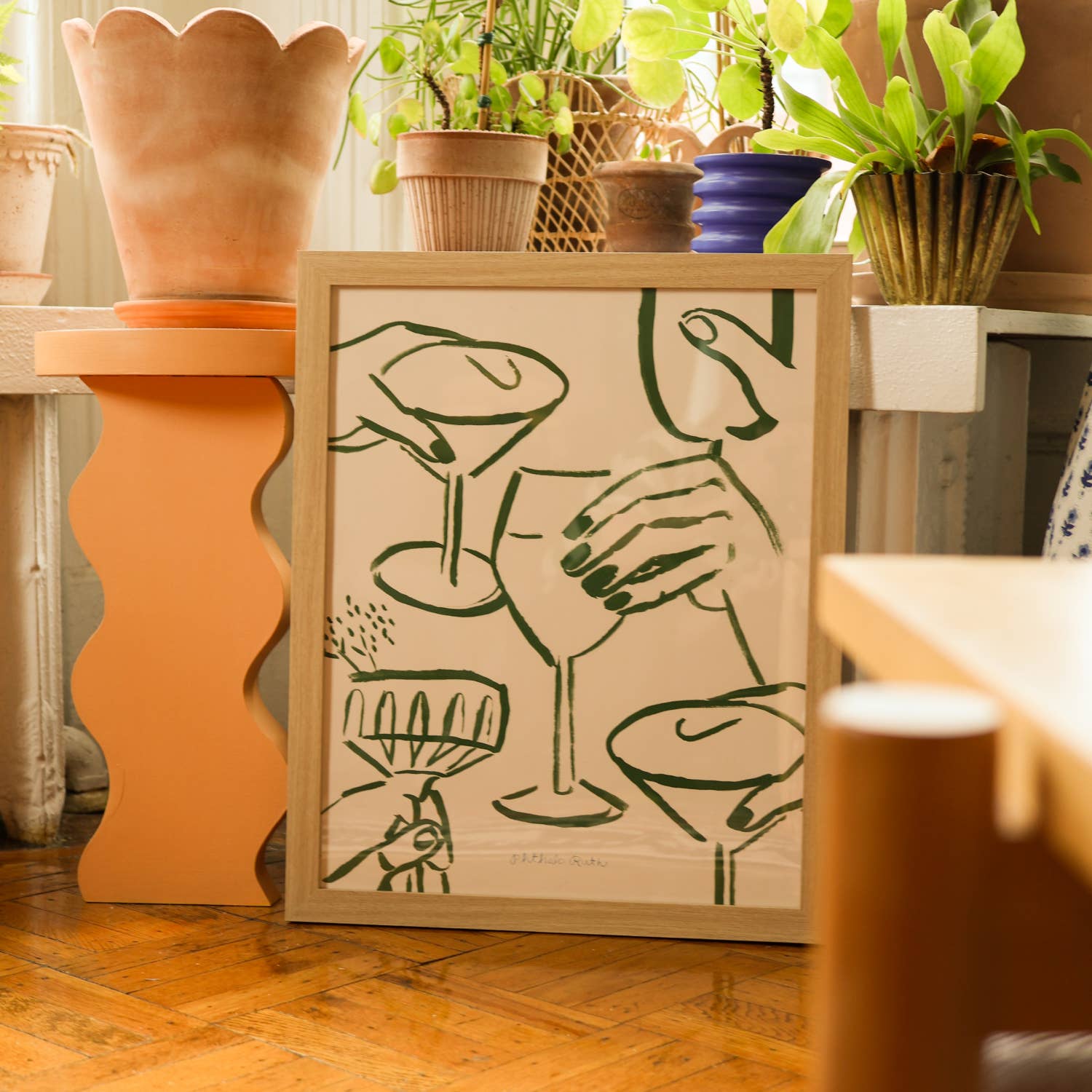 Phthalo Ruth - Wholesale Art Print - Cheers Cocktail Print7