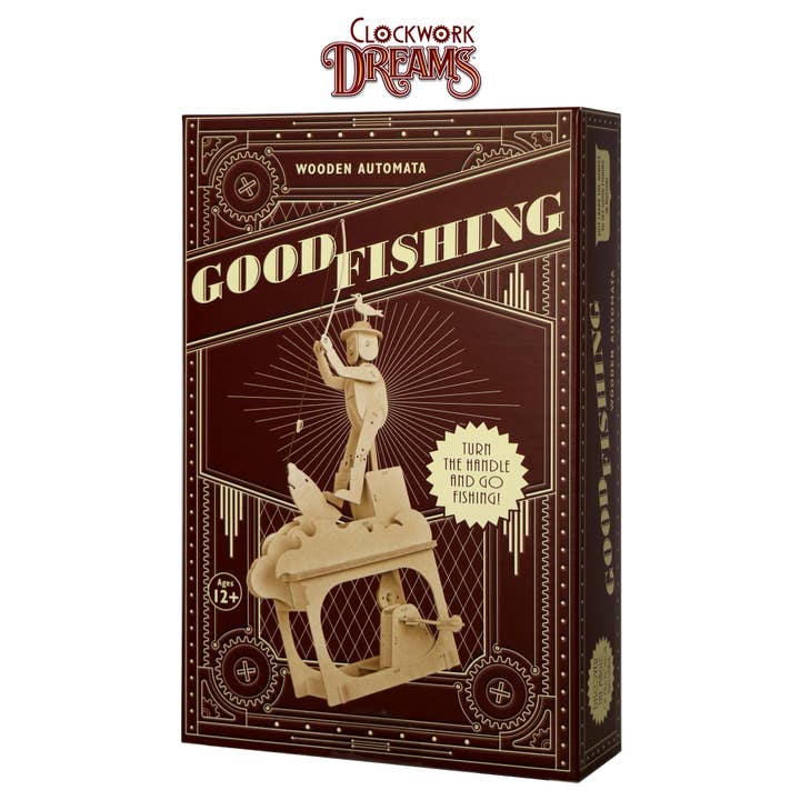 The Lazy Dog & Co. - Vente Jouet en bois – enfant - Rêves d'horlogerie bois naturel - bonne pêche1