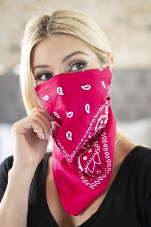 MYS Wholesale Inc - Vente Bandana – femme - Bandana à imprimé cachemire22