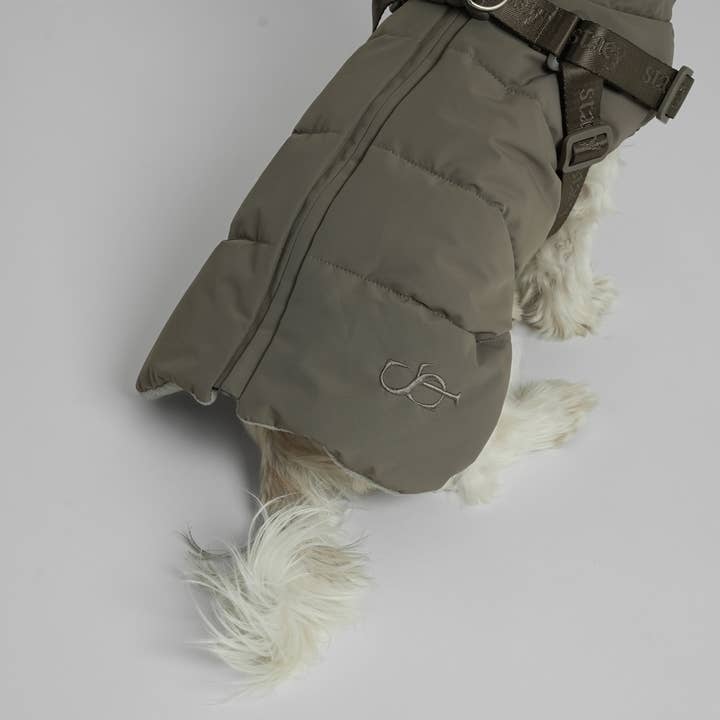 Staey - Wholesale Pet Coat - Dog - Vera Dog Coat with Harness | Sage4