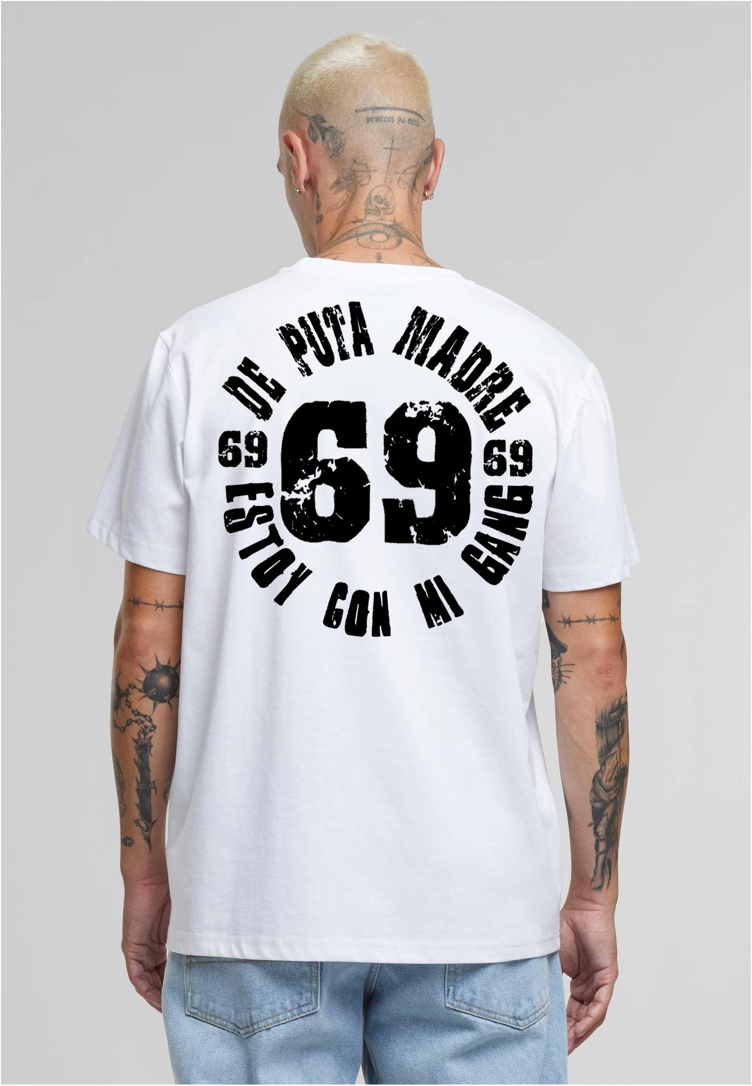 De Puta Madre 69 – wholesale T-shirt (graphic) – men's – DE PUTA MADRE 69 Crew Neck T-Shirt I'M WITH MY GANG0
