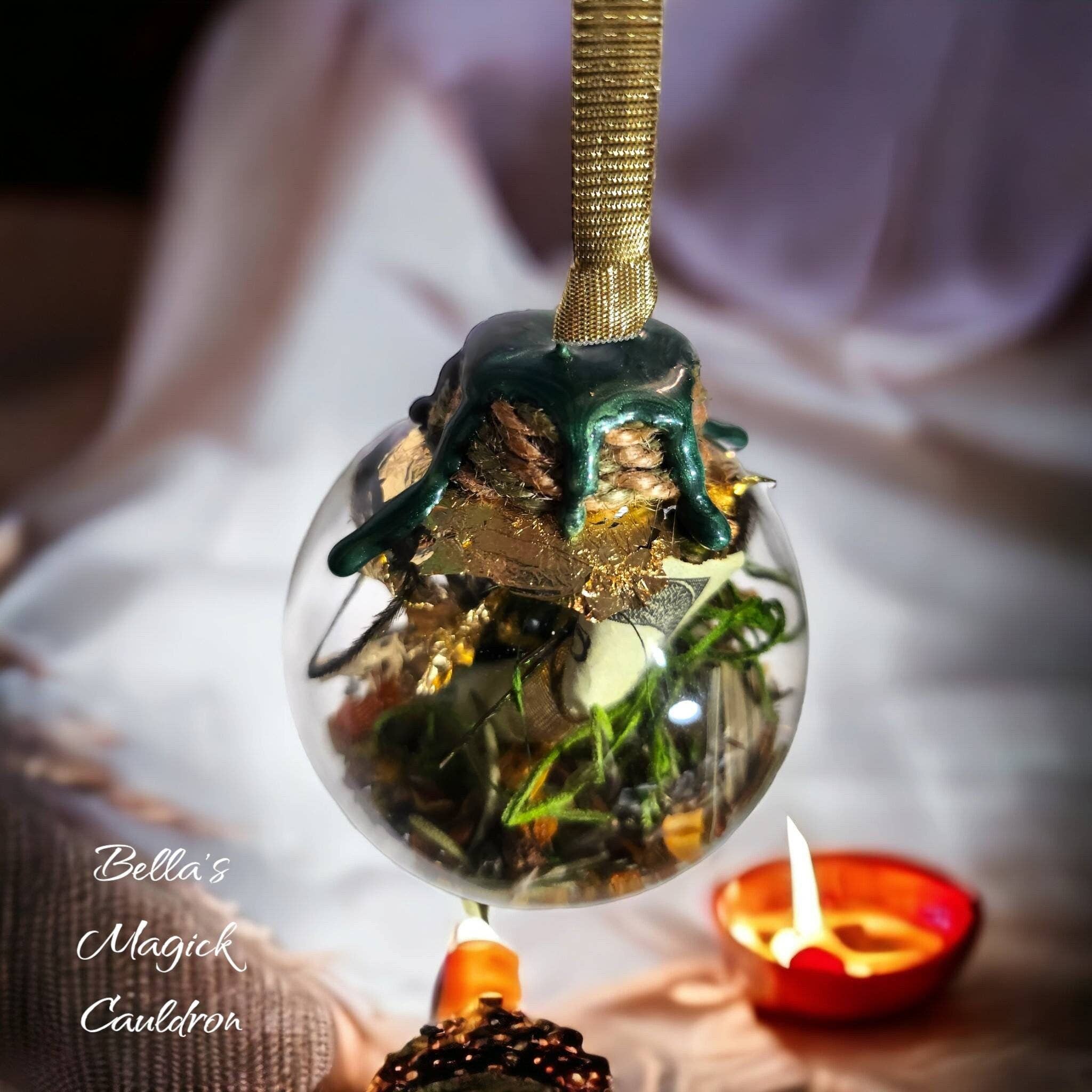 Bella's Magick Cauldron – wholesale Solfångare – Prosperity Witch Ball - GLAS 2inch - Trolldom - Wicca2