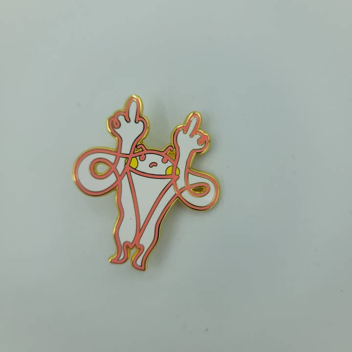 oORn – Großhandel Anstecker/Button – Denken Sie an Ihren eigenen Uterus Hartemail-Pin3