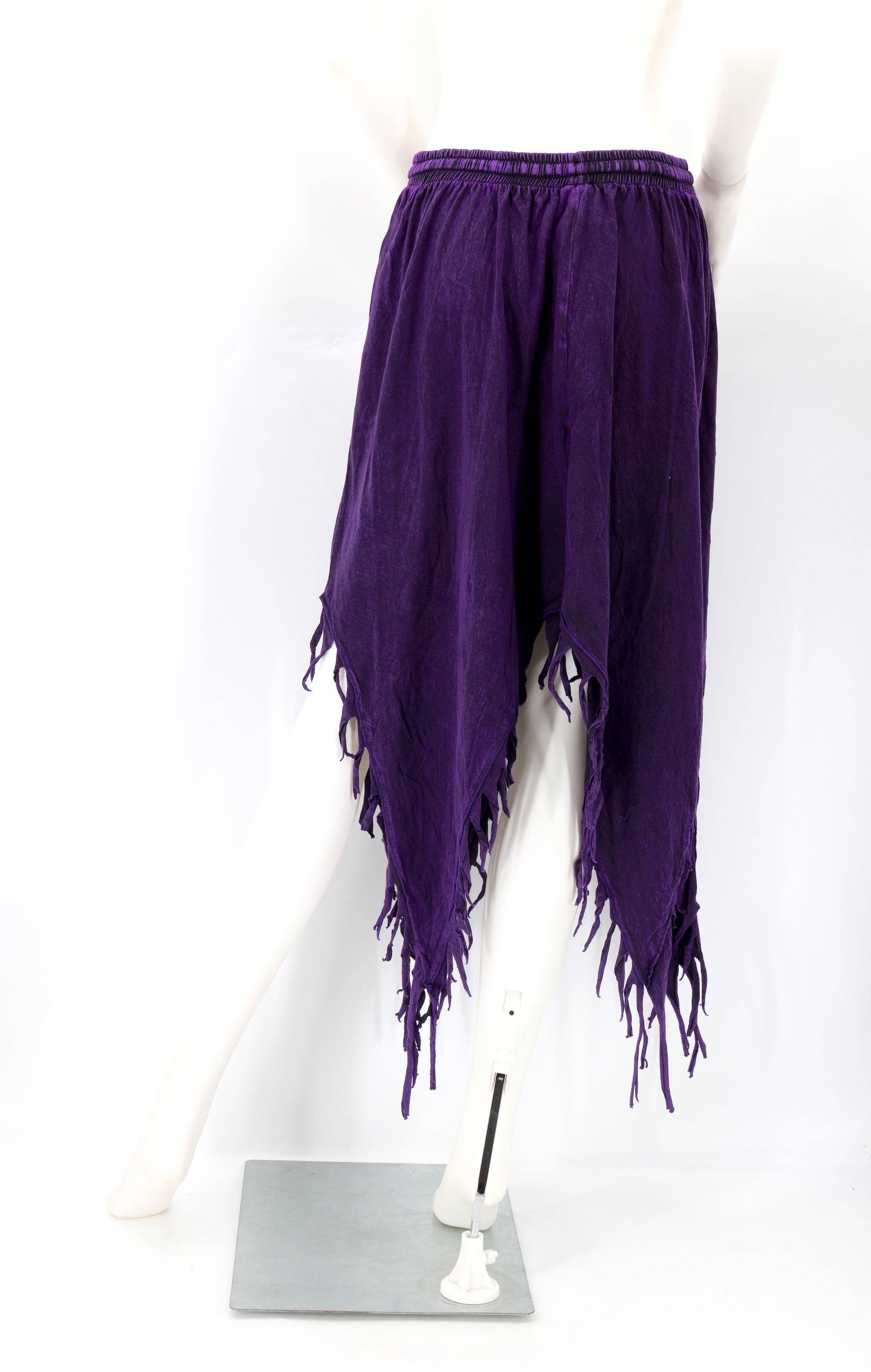 Himalaya Handmade - Wholesale Skirt - Women's - Cotton Hippie Handmade Floral Embroidered Stone Washed Fringe Skirt7