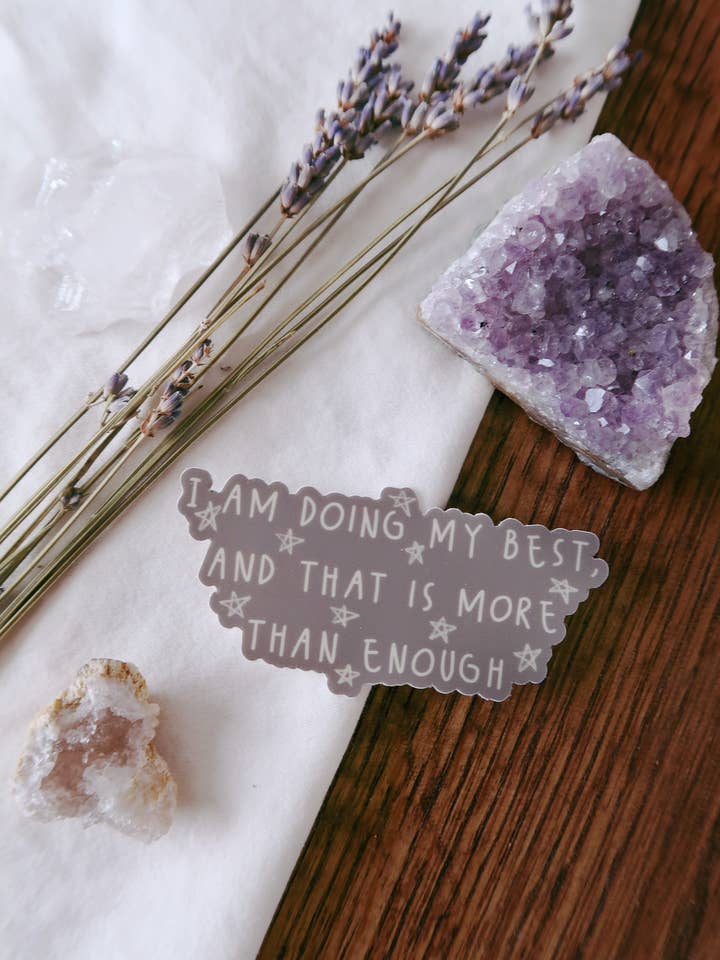 I am Enough Sticker for wholesale by True Alignment