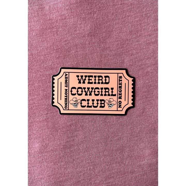kaeraz - Wholesale Sticker - Weird Cowgirl Club Sticker