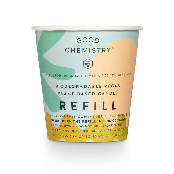 Good Chemistry - Wholesale Jar/Filled Candle - Sea Salt + Soothe Biodegradable Candle Refill