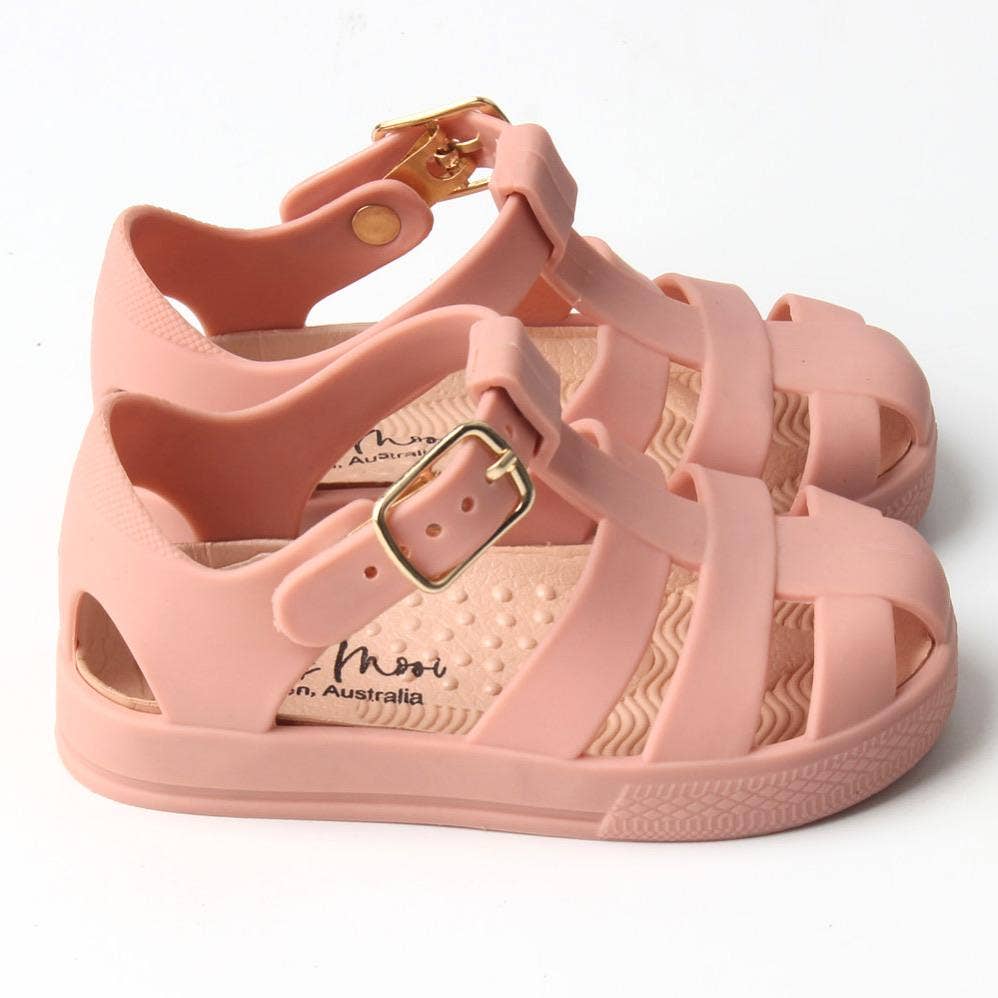 Wholesale Dusty Pink Jelly Welly, Jelly Kids Sandal Size 19-26 for