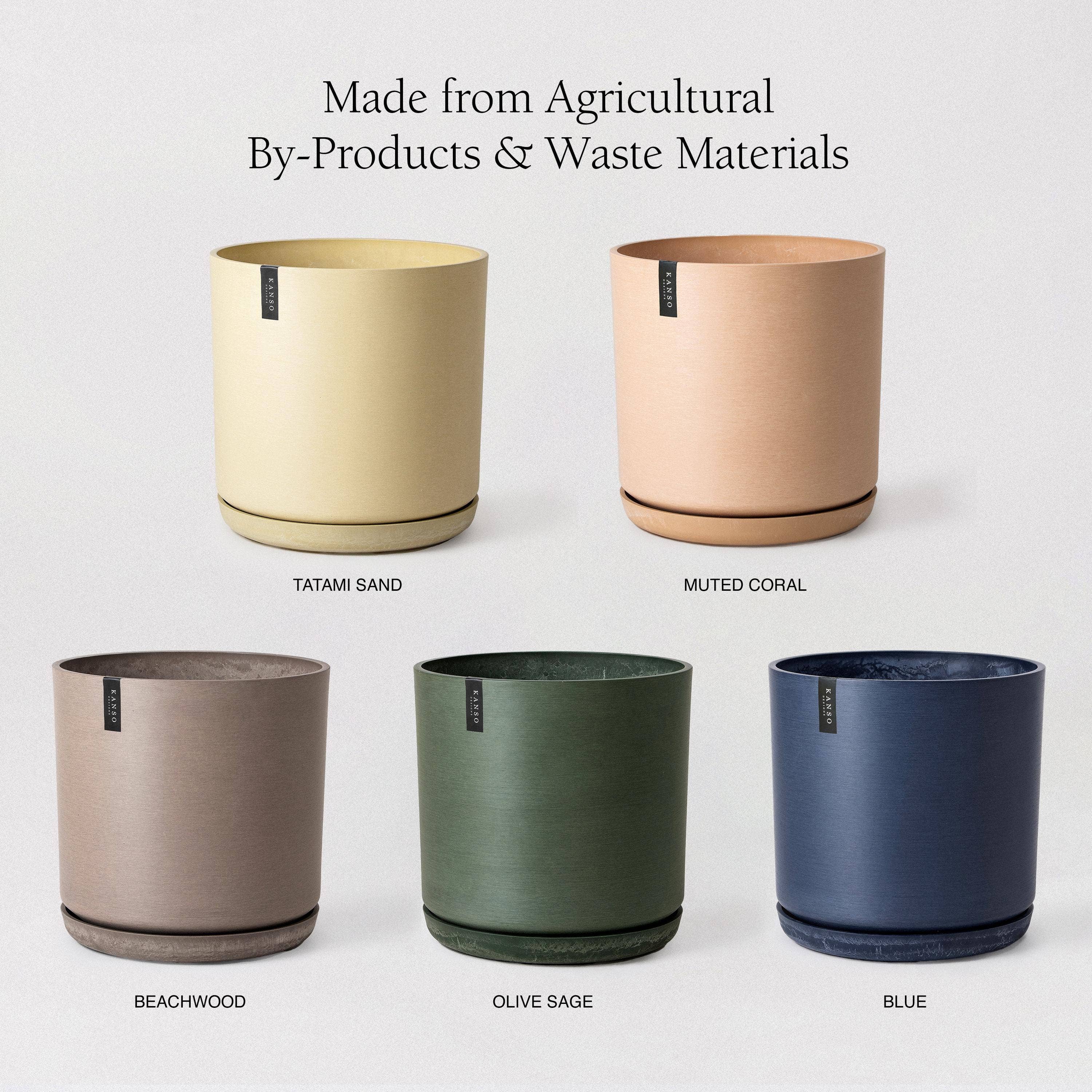 Kanso Designs - Wholesale Plant Pot - 16" Planters & Saucers (6 Colors)3