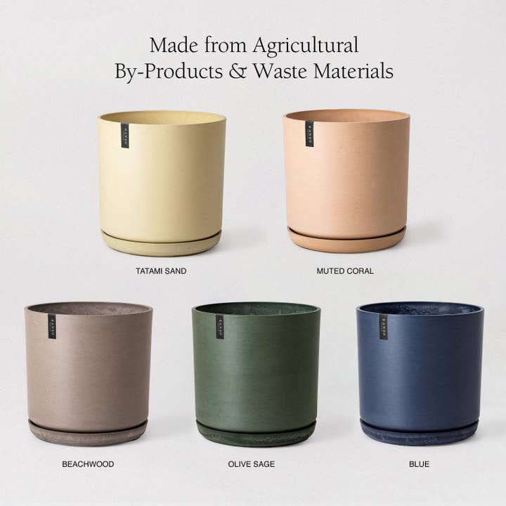 Kanso Designs - Wholesale Plant Pot - 16" Planters & Saucers (6 Colors)3