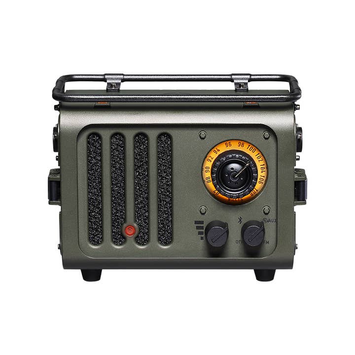 Green MUZEN Wild Jeep Portable FM Radio & Bluetooth Speaker for wholesale on Faire1