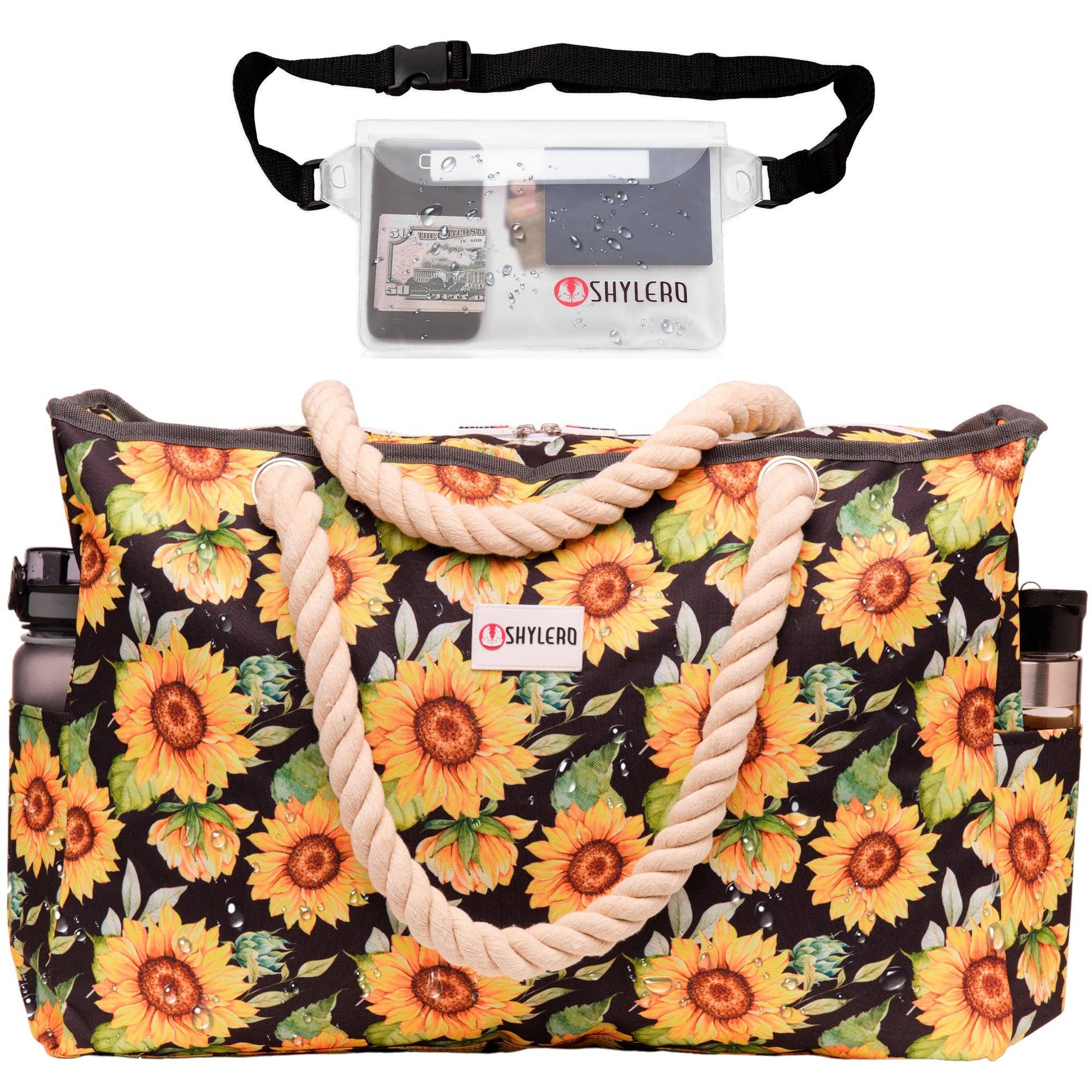 Beach Bag and Pool Bag | Water Repellent | Sunflowers for wholesale on Faire8