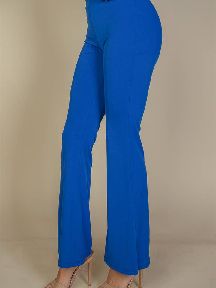 CAPELLA APPAREL - Wholesale Pants - Women's - High Waisted Flare Pants40