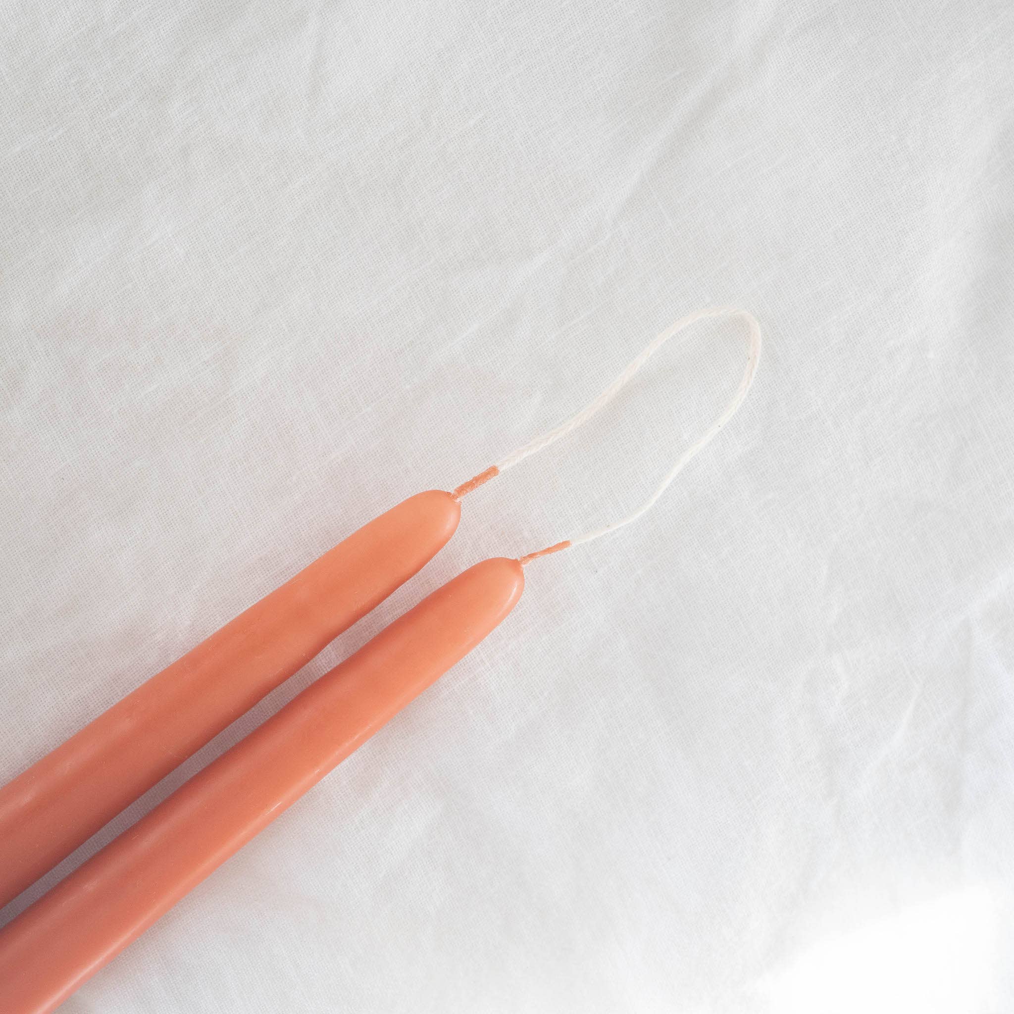 SOCCO Designs - Wholesale Tapered Candle/Candlestick - Taper Candles - Pair TERRACOTTA3