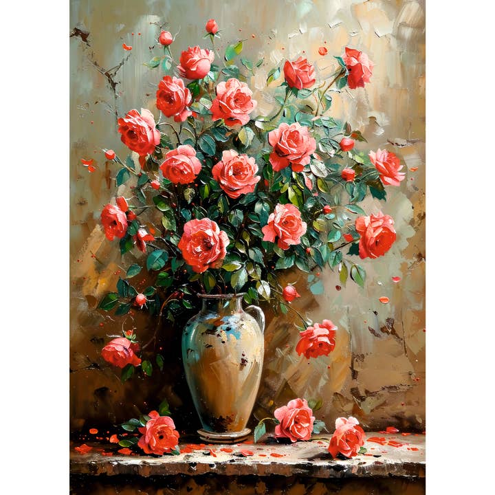 Pink Floral Bouquet Rice Papers, 11.5 x 16 inch (A3+) for wholesale by Craft Kreatively