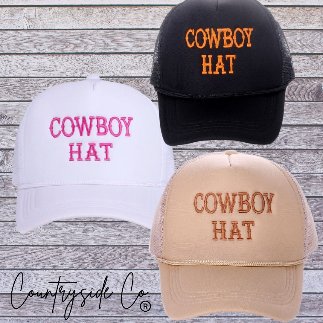 Texas Western Cowhide Bags and More - Wholesale Trucker Hat - Women's - Cowboy Hat Trucker Cap 6