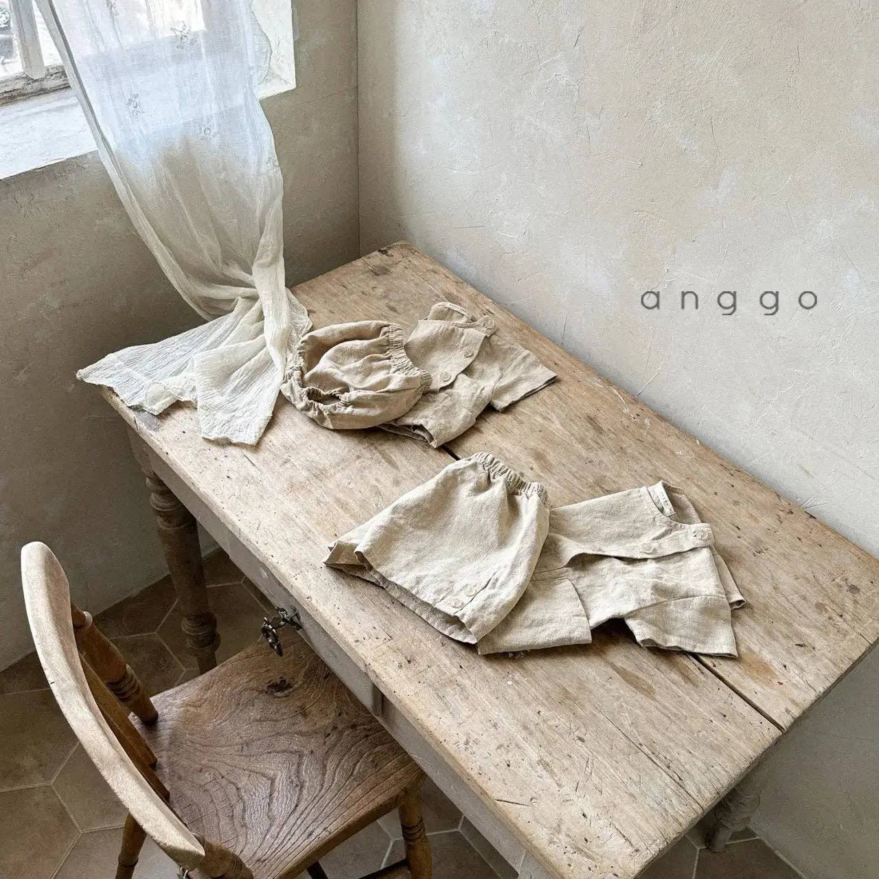 Cozy Kidz – wholesale Top & short set – Kids – Cinamon Top Bottom Set16