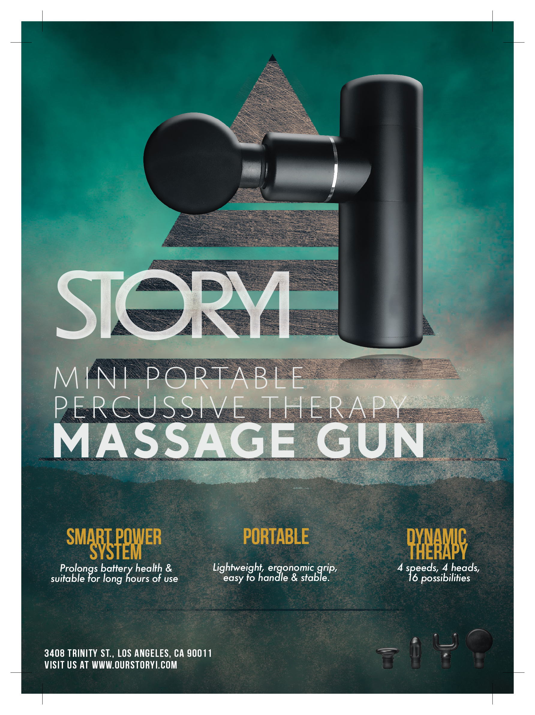STORYI - Wholesale Body Massager - Percussive Therapy Massage Gun4