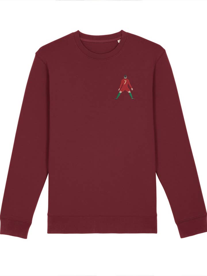 Broderet Portugal CR7 sweatshirt for engroshandel hos Foot Dimanche
