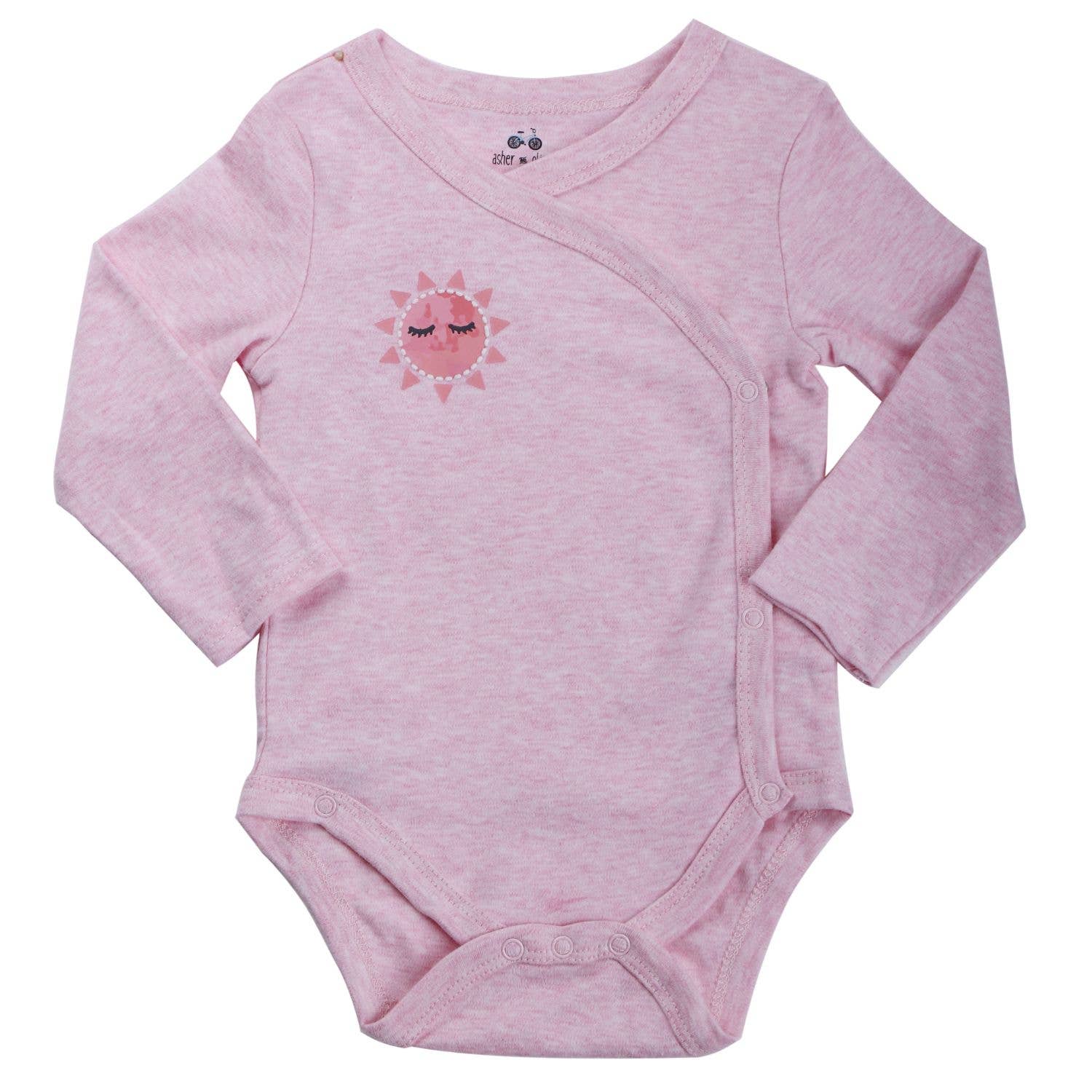 Asher and Olivia - Wholesale Bodysuit (Non-Footed) - Baby - 3 PC Kimono Bodysuit Set1