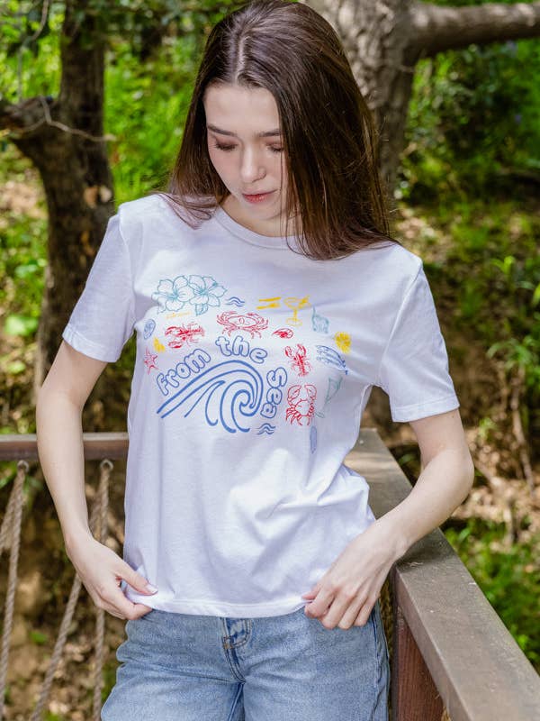 From the Sea Graphic Tee for wholesale by teepic
