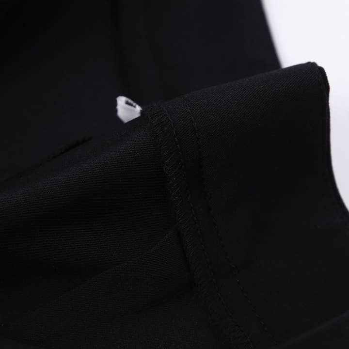 Marayn - Wholesale Pants - Women's - Black WideLeg Trousers High Waist Flowy Modern Fit25