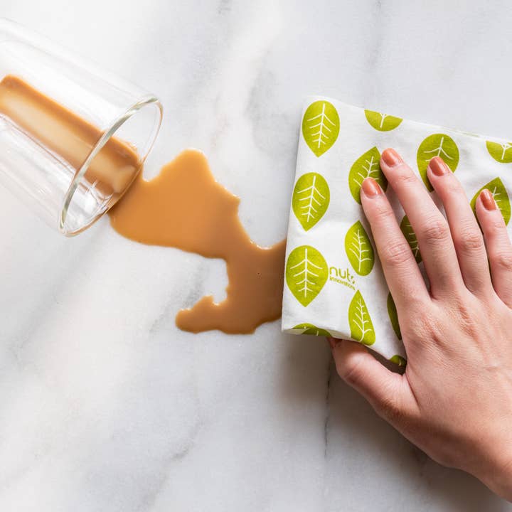 NUTS Innovations - Wholesale Paper Towels - NoWaste kitchen roll holder including NUTS reusable kitchen roll2